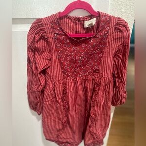 Girls floral mixed print dress